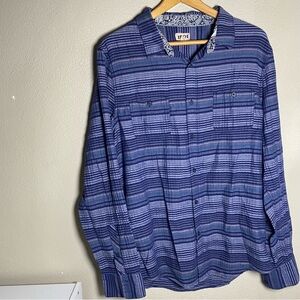 1901 button down blue shirt size xl 100% cotton